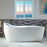 Acrylic White Bathtub Chrome 1