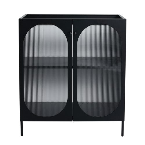 Steel Black Bathroom Vanity Black 1