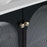 Steel Black Bathroom Vanity Black 2