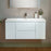 Wood White Bathroom Vanity Glossy 1