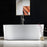 Acrylic White Bathtub Chrome 4