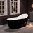 Acrylic Black Bathtub Chrome 4