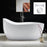Acrylic White Bathtub Chrome 3