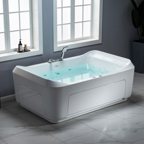 Acrylic White Bathtub White 1