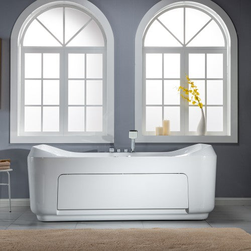 Acrylic White Bathtub White 3