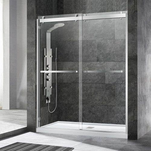 Stainless Steel Chrome Shower Door Chrome 1