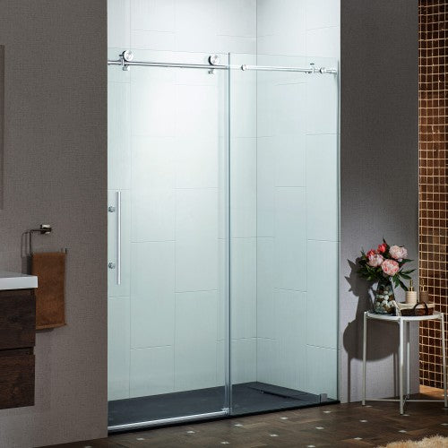 Stainless Steel Chrome Shower Door Chrome 11