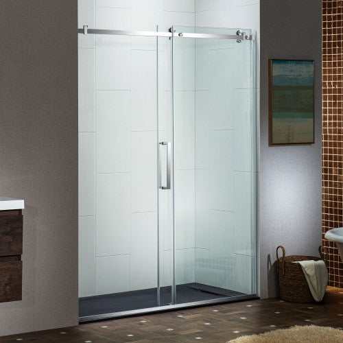 Stainless Steel Brushed Nickel Shower Door Brushed Nickel 4