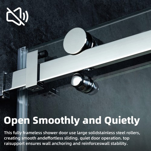 Stainless Steel Brushed Nickel Shower Door Brushed Nickel 10