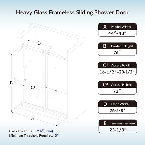 Stainless Steel Brushed Nickel Shower Door Brushed Nickel 7