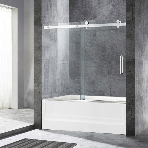 Stainless Steel Chrome Shower Door Chrome 1