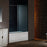 Stainless Steel Matte Black Shower Door Matte Black 4