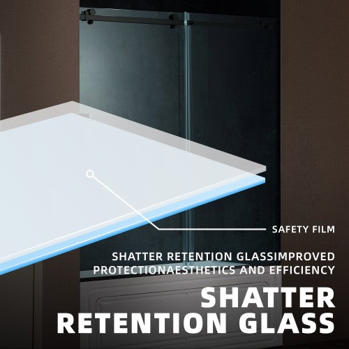 Stainless Steel Matte Black Shower Door Matte Black 9