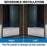 Stainless Steel Matte Black Shower Door Matte Black 11