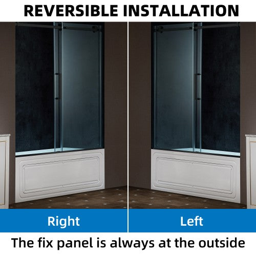 Stainless Steel Matte Black Shower Door Matte Black 11