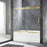 Stainless Steel Brushed Gold Shower Door Brushed Gold 1