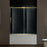 Stainless Steel Brushed Gold Shower Door Brushed Gold 2
