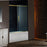 Stainless Steel Brushed Gold Shower Door Brushed Gold 4