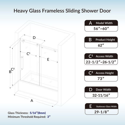 Stainless Steel Matte Black Shower Door Matte Black 7
