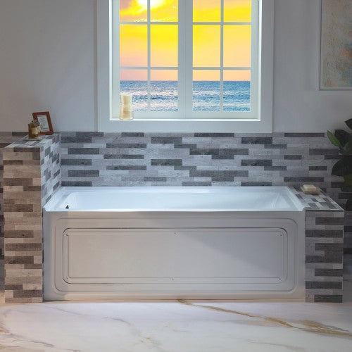 Acrylic White Bathtub Matte 1