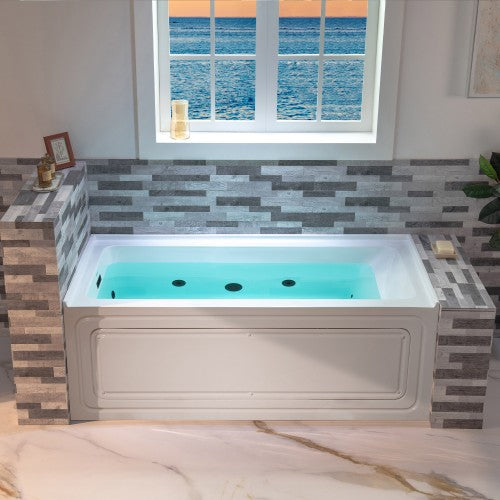 Acrylic White Bathtub Matte 3