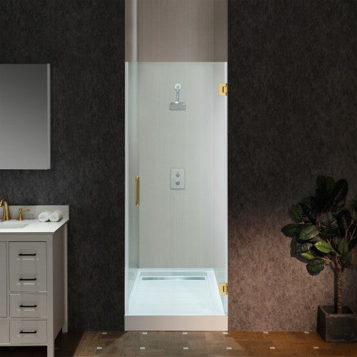 Stainless Steel Brushed Gold Shower Door Brushed Gold 2