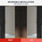 Stainless Steel Brushed Gold Shower Door Brushed Gold 10