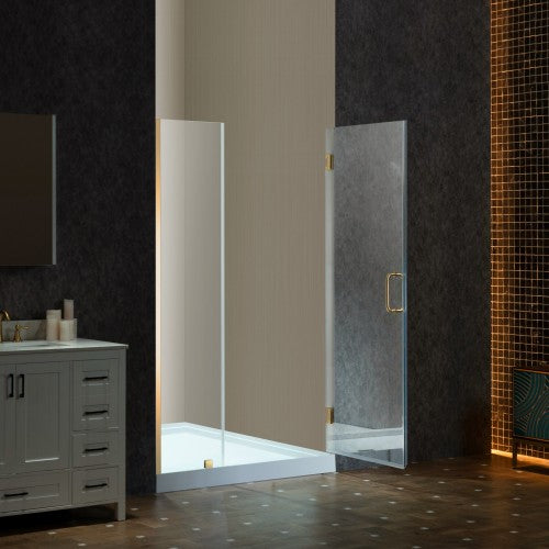 Stainless Steel Brushed Gold Shower Door Brushed Gold 2