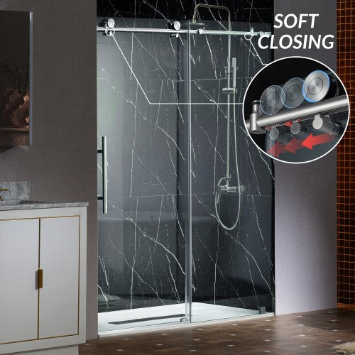 Stainless Steel Chrome Shower Door Chrome 2