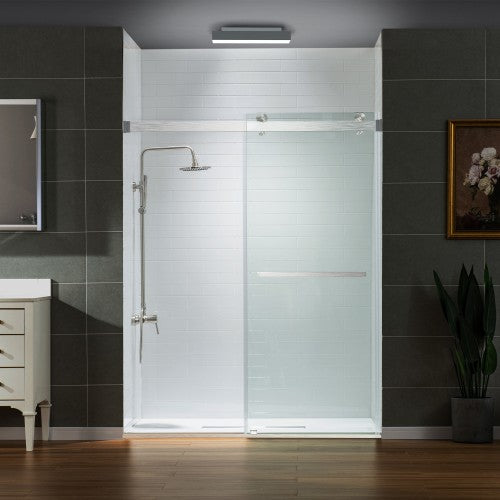 Stainless Steel Chrome Shower Door Chrome 2