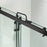 Stainless Steel Matte Black Shower Door Matte Black 6