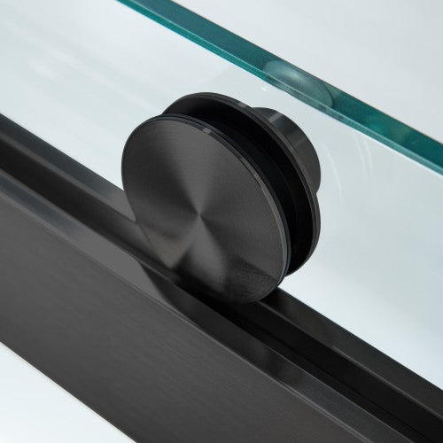 Stainless Steel Matte Black Shower Door Matte Black 7