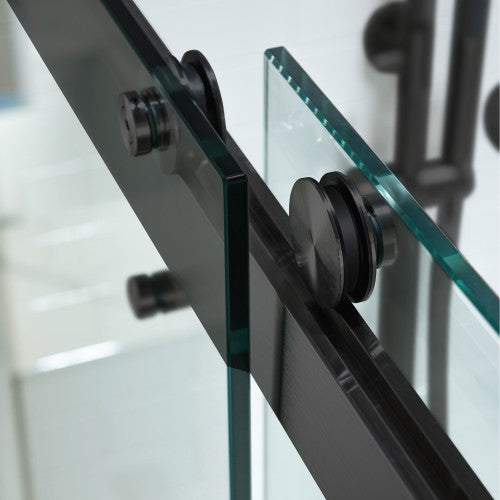 Stainless Steel Matte Black Shower Door Matte Black 8