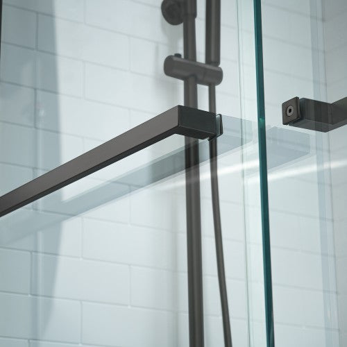 Stainless Steel Matte Black Shower Door Matte Black 10