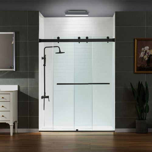 Stainless Steel Matte Black Shower Door Matte Black 11