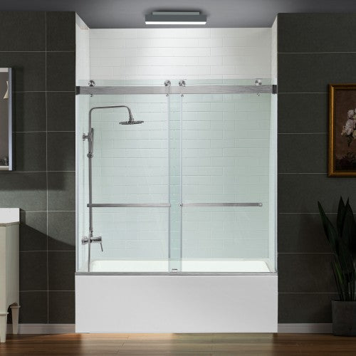 Stainless Steel Chrome Shower Door Chrome 1