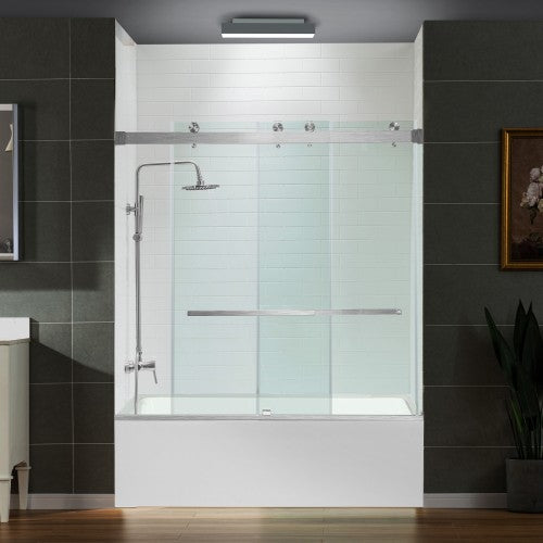 Stainless Steel Chrome Shower Door Chrome 11