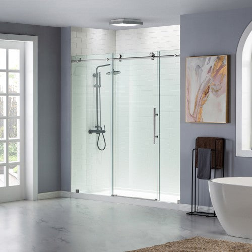 Stainless Steel Chrome Shower Door Chrome 1