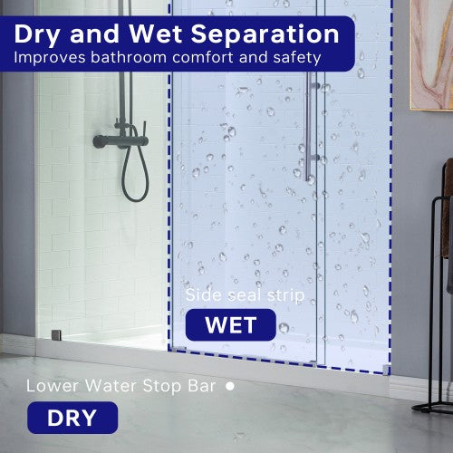 Stainless Steel Chrome Shower Door Chrome 6