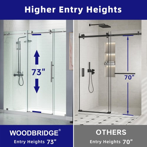 Stainless Steel Chrome Shower Door Chrome 9