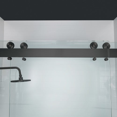 Stainless Steel Matte Black Shower Door Matte Black 11