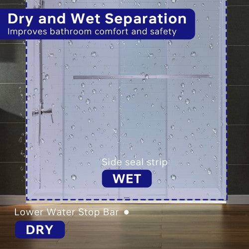 Stainless Steel Chrome Shower Door Chrome 5