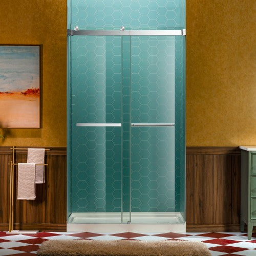 Stainless Steel Chrome Shower Door Chrome 1