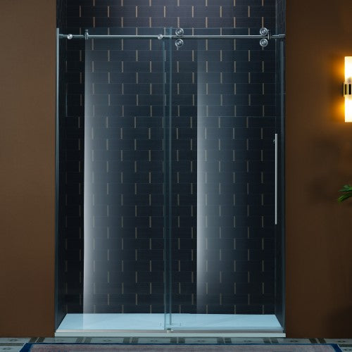 Stainless Steel Brushed Nickel Shower Door Brushed Nickel 1