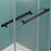 Stainless Steel Matte Black Shower Door Matte Black 9
