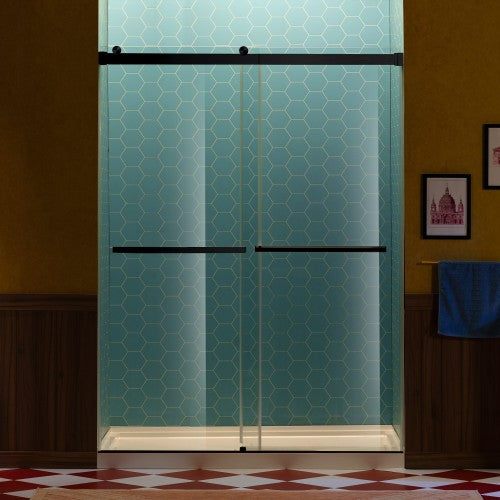 Stainless Steel Matte Black Shower Door Matte Black 3