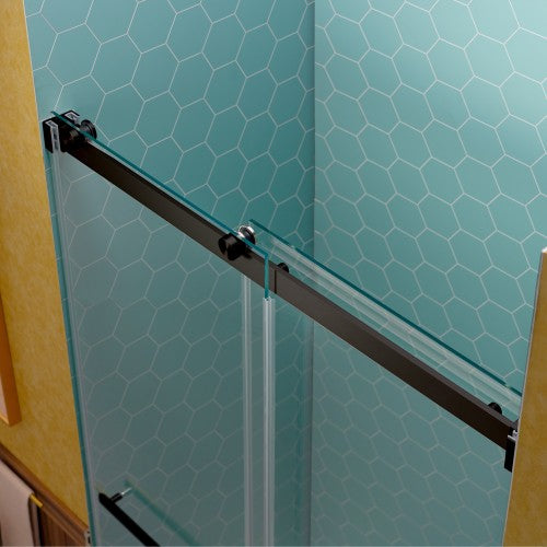Stainless Steel Matte Black Shower Door Matte Black 10