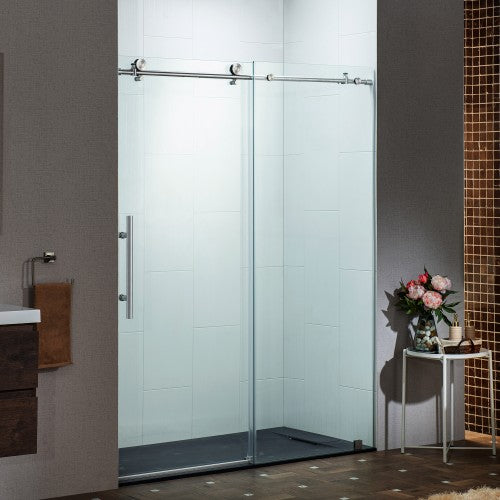 Stainless Steel Brushed Nickel Shower Door Brushed Nickel 3