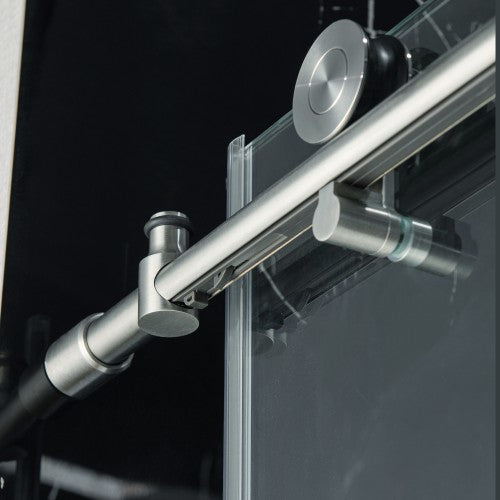 Stainless Steel Brushed Nickel Shower Door Brushed Nickel 5