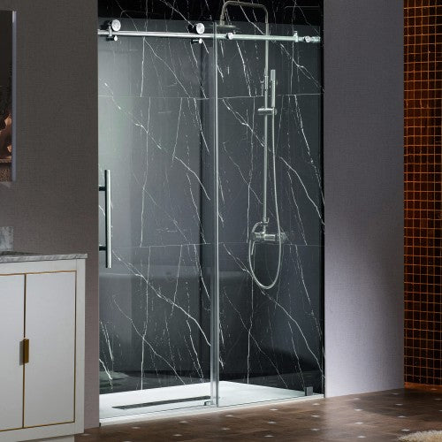 Stainless Steel Chrome Shower Door Chrome 1